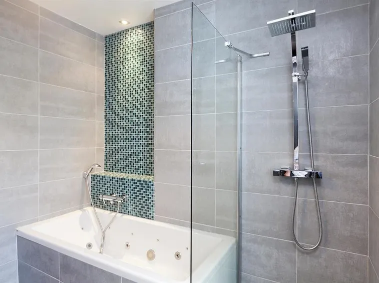 Piastrelle a mosaico in bagno