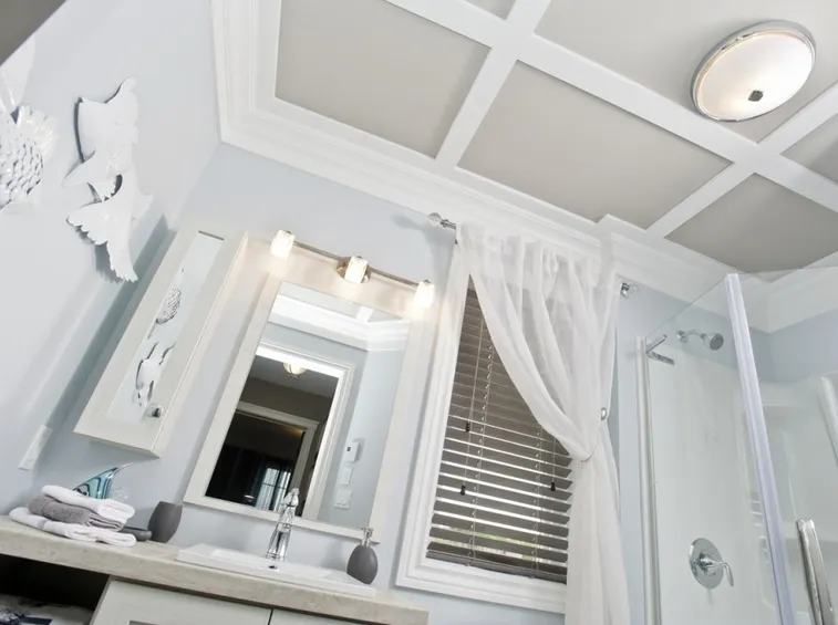 soffitto a cassettoni moderno