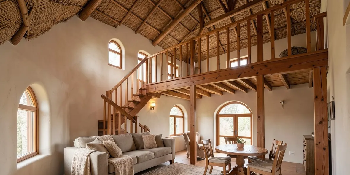 Immobile con soppalco in legno