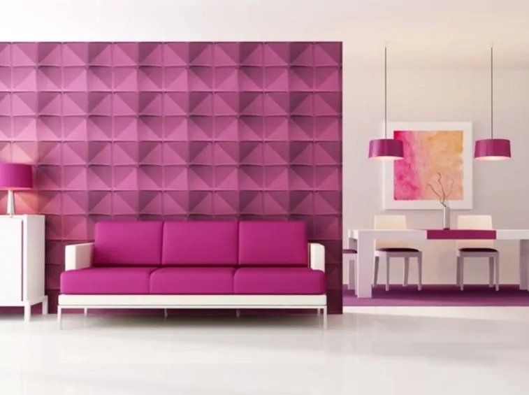 Effetto 3D di decorazione parete