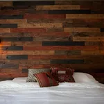 Pareti in legno rustiche