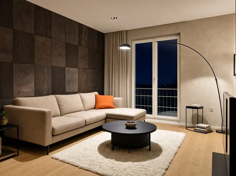 Esempio di rivestimento pareti interne a scopo decorativo