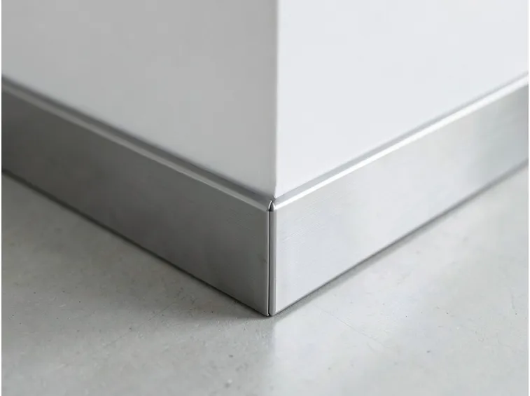 Battiscopa in acciaio inox