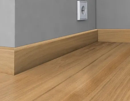 Battiscopa in legno senza viti