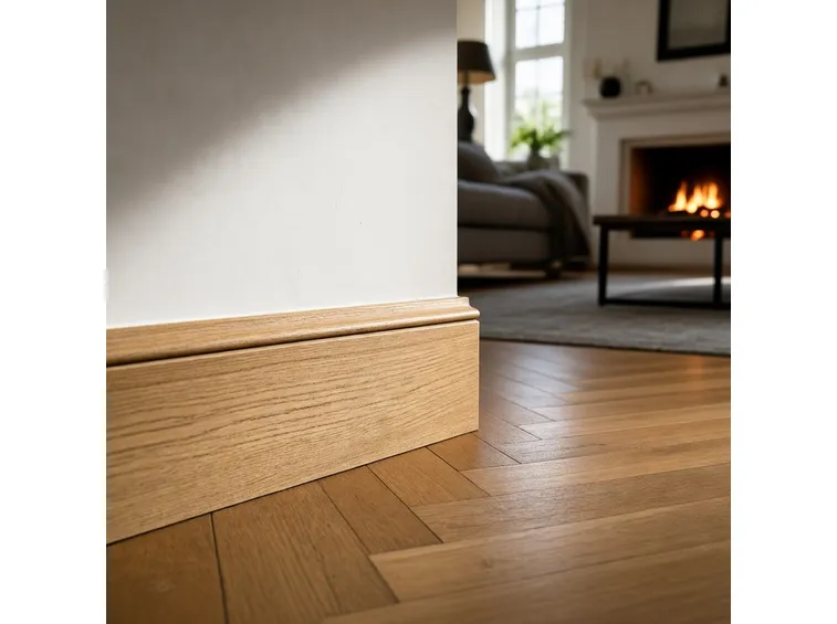 battiscopa in legno