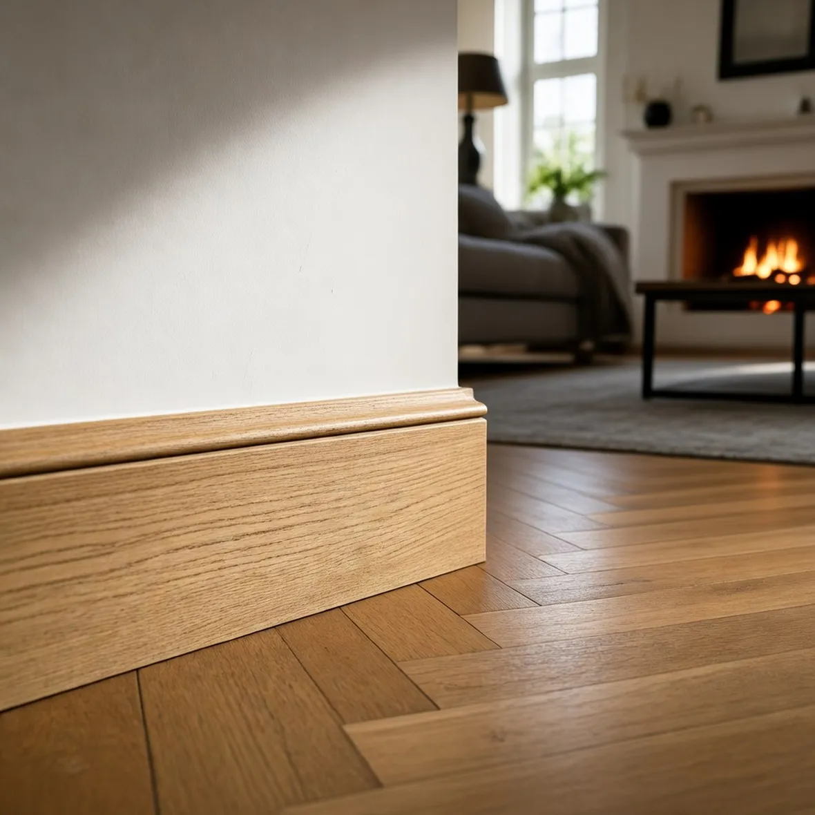 battiscopa in legno