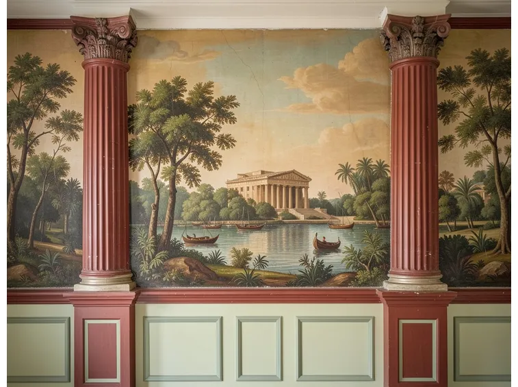 particolare affresco