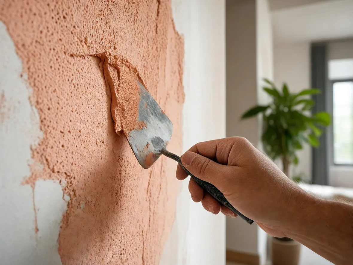 Applicazione di intonaco macroporoso