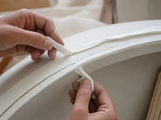Posizionamento dello stucco