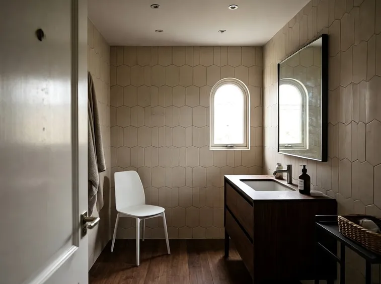 Bagno con soluzioni in cartongesso