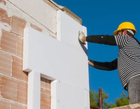 La posa del cappotto termico