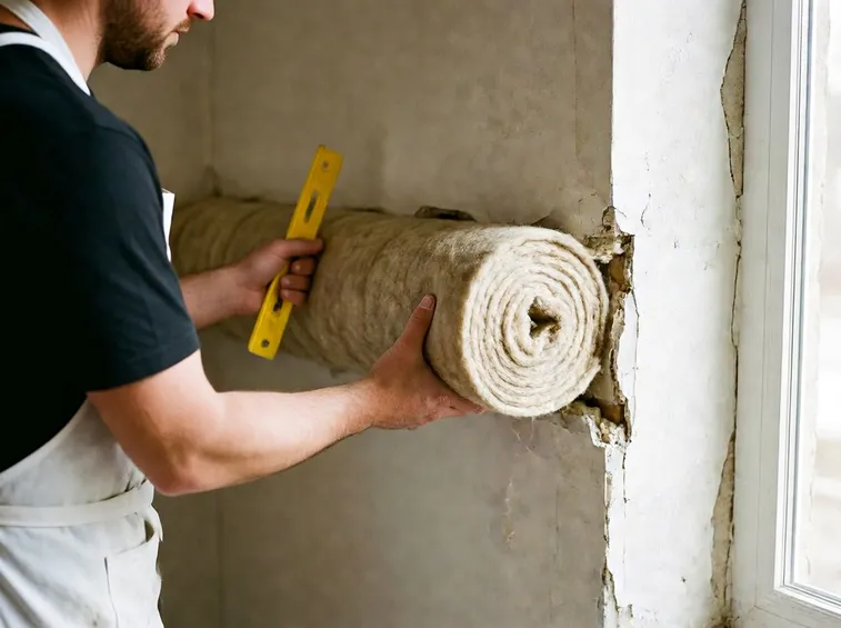 Installazione materiale isolante