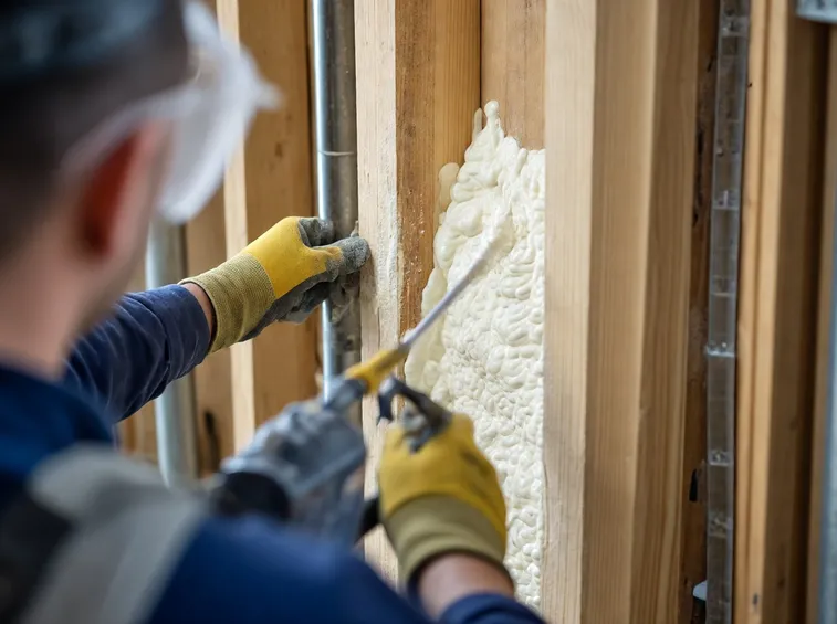 Applicazione materiale coibentante