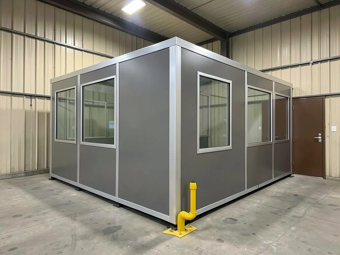 Ambiente con pareti prefabbricate