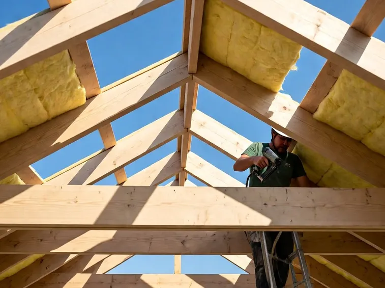 costruzione tetto in legno
