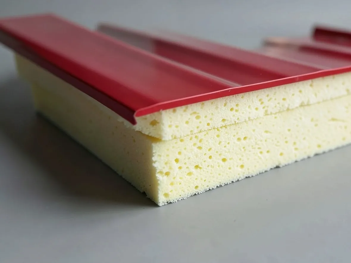 Esempio di pannello coibentato per tetti