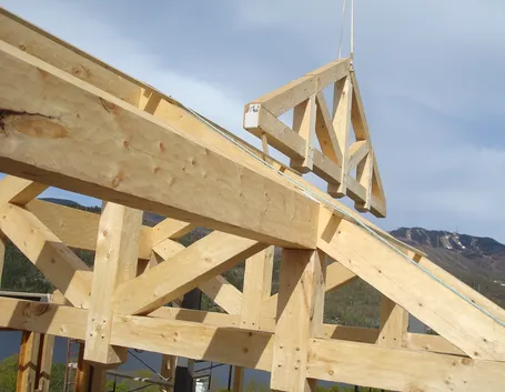 tetto in legno