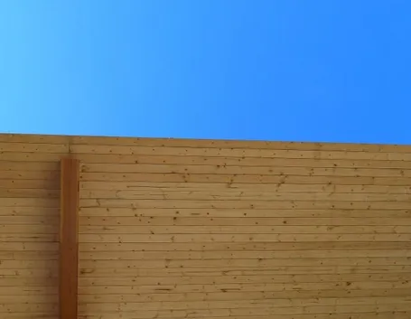 Copertura tetto lamellare in legno