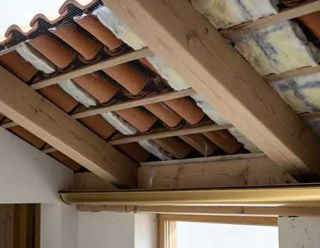 Struttura tetto in legno ventilato