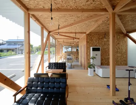 esempio di una struttura realizzata in legno