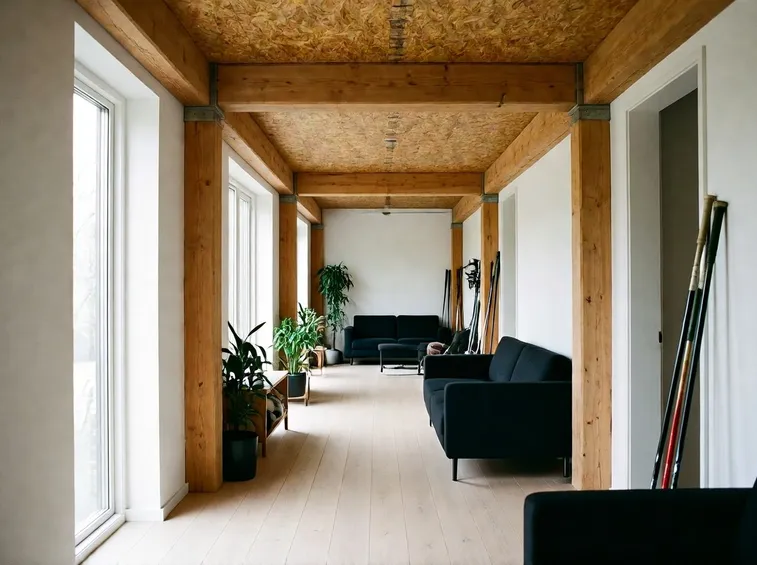esempio di una struttura realizzata in legno
