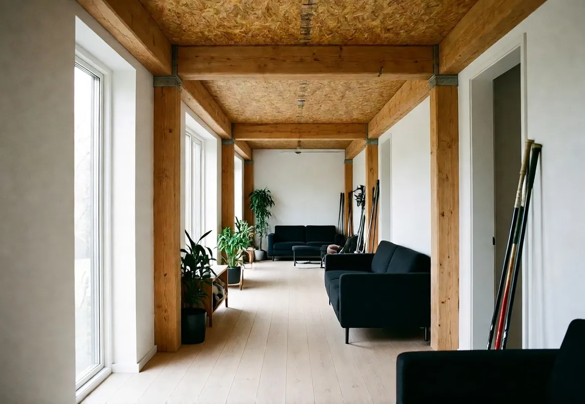 esempio di una struttura realizzata in legno