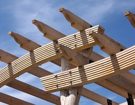 Le travi in legno lamellare