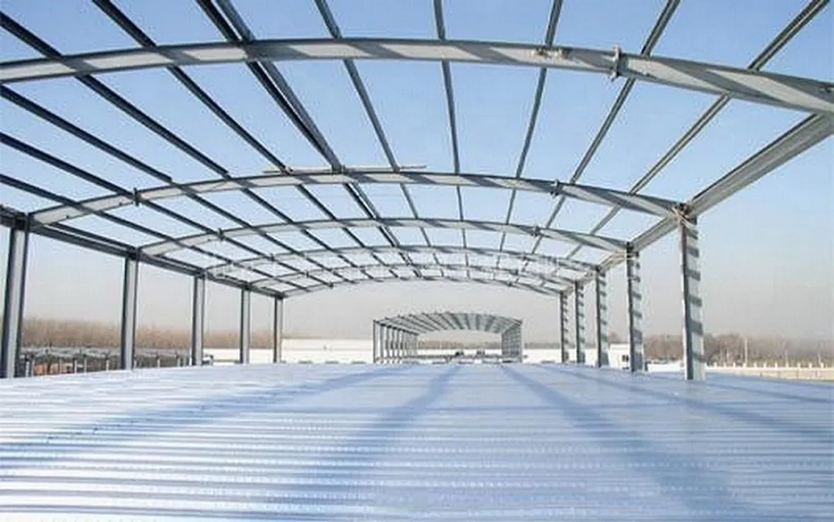 Struttura con travi prefabbricate