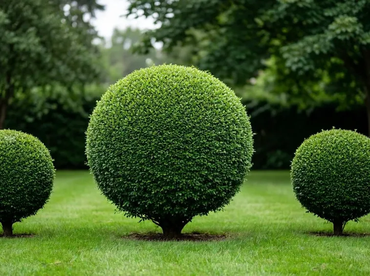 Giardino con piante e arbusti