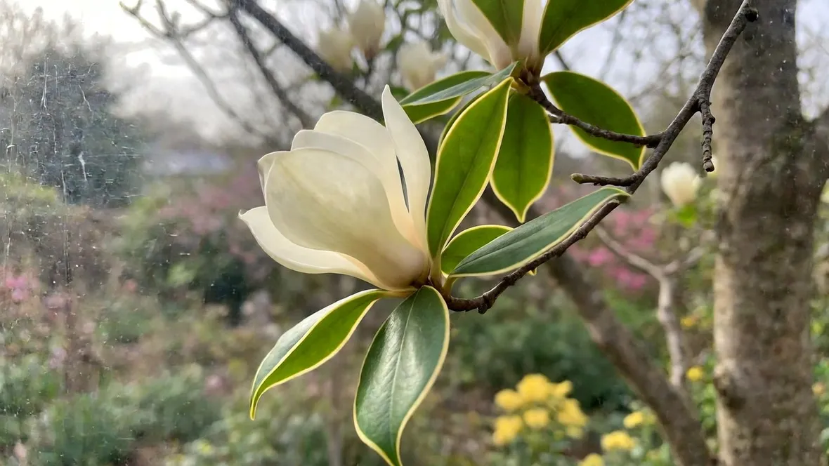 Magnolia in fiore