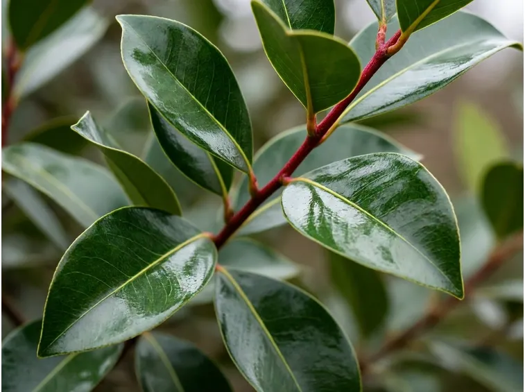 Particolare delle foglie di alloro