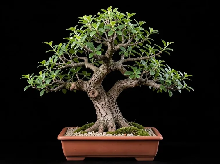 Esempio di bonsai biancospino