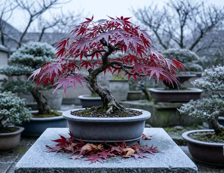 Cosa succede al bonsai da esterno quando arriva il freddo