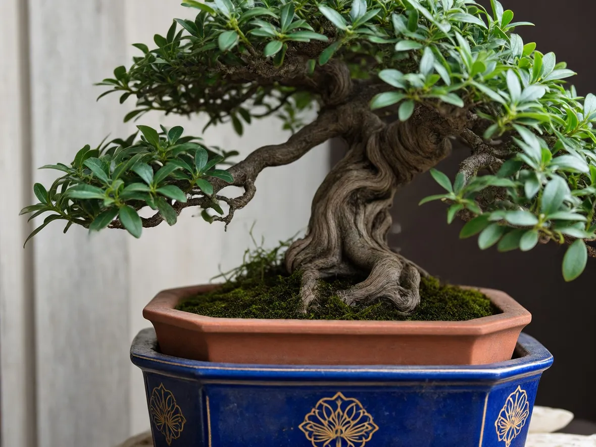 Pianta di Bonsai ligustrum