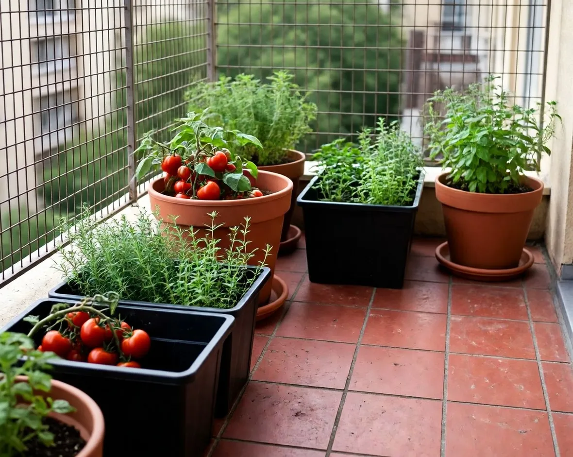 Orto sul balcone