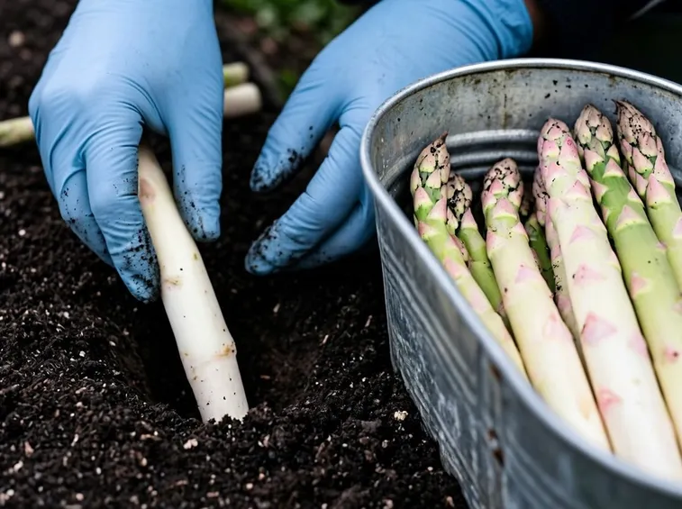 La raccolta degli asparagi