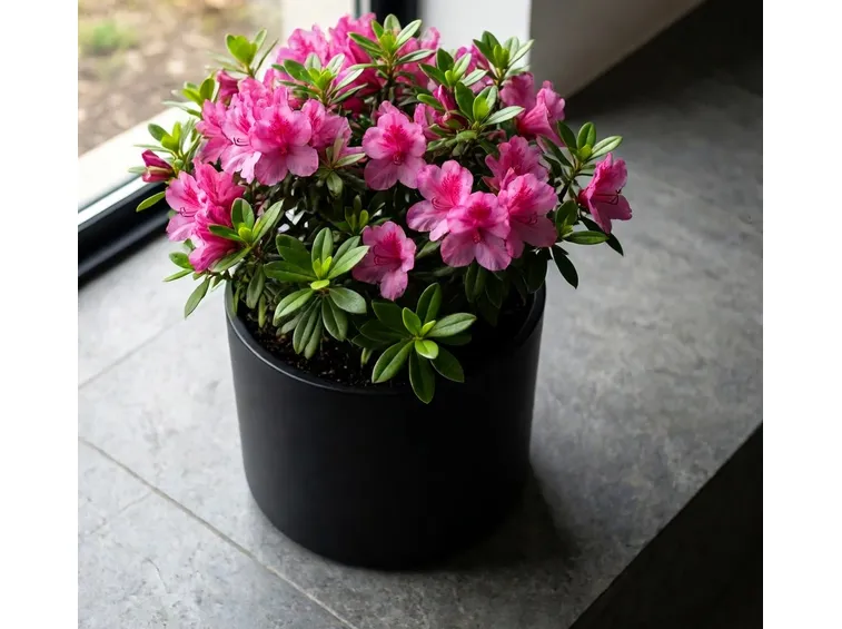 azalea in vaso