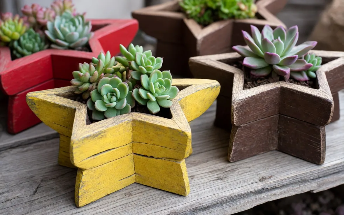 Idee originali per fioriere in legno