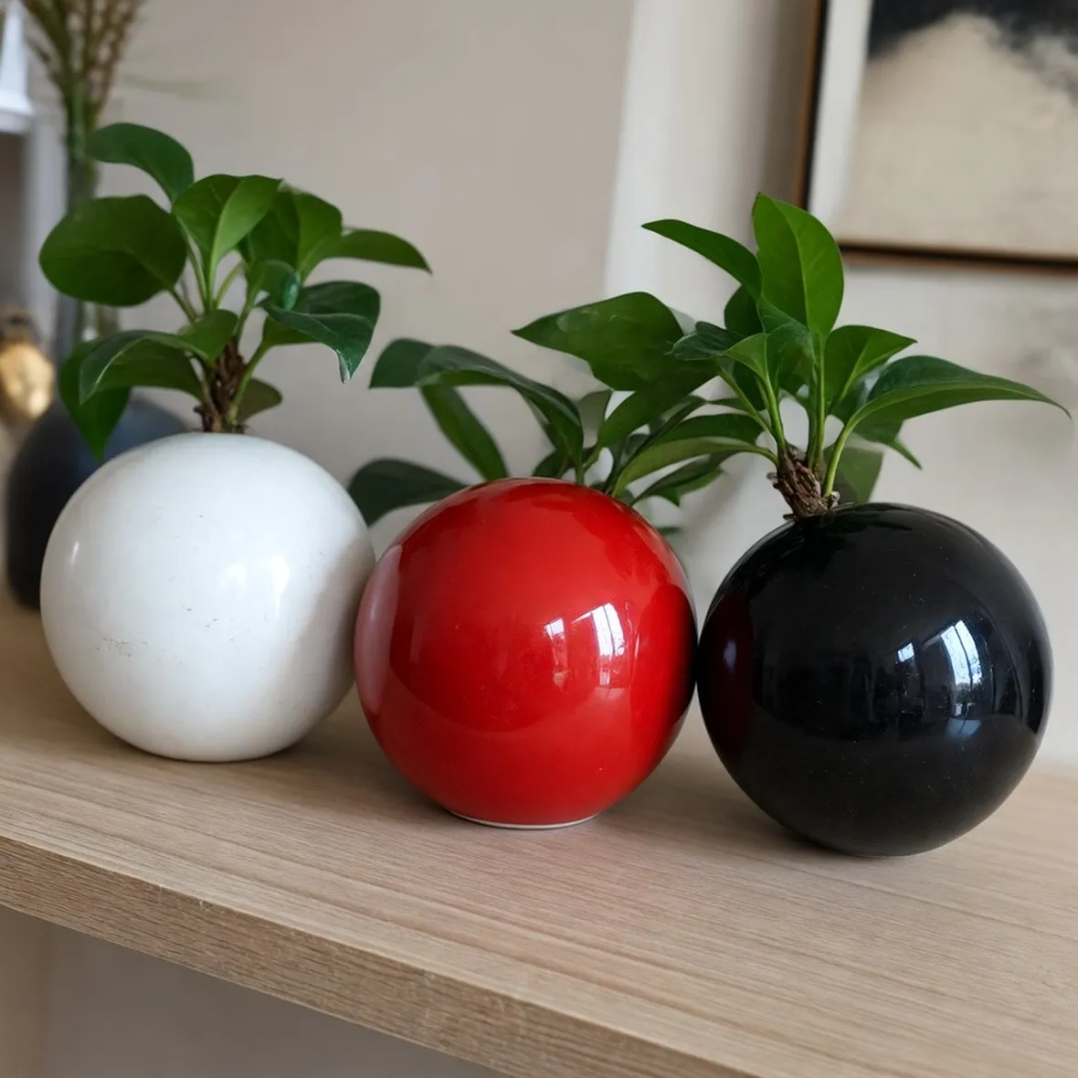 Vasi da arredamento colorati
