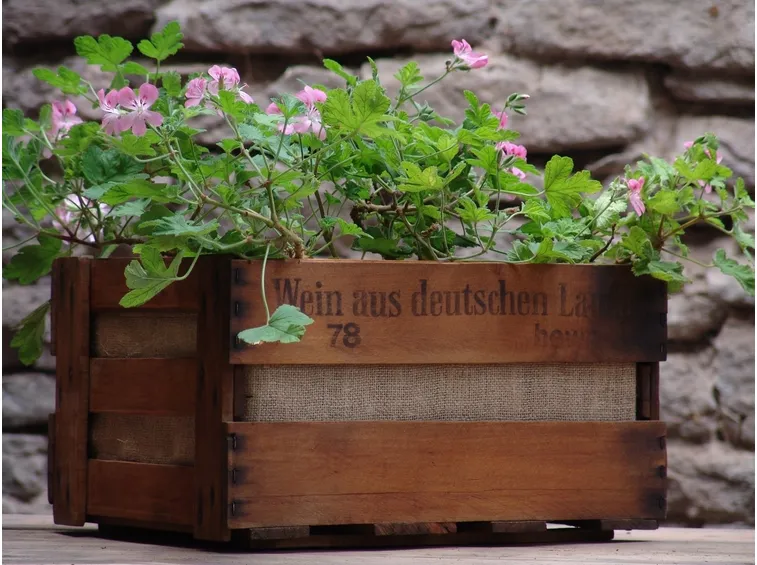 vaso in legno