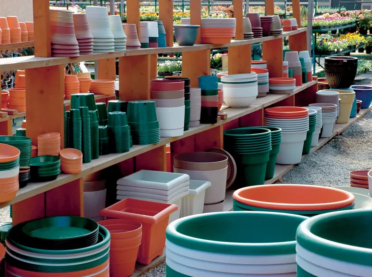 Vasi per piante in plastica