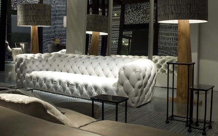 Divano in pelle Chester