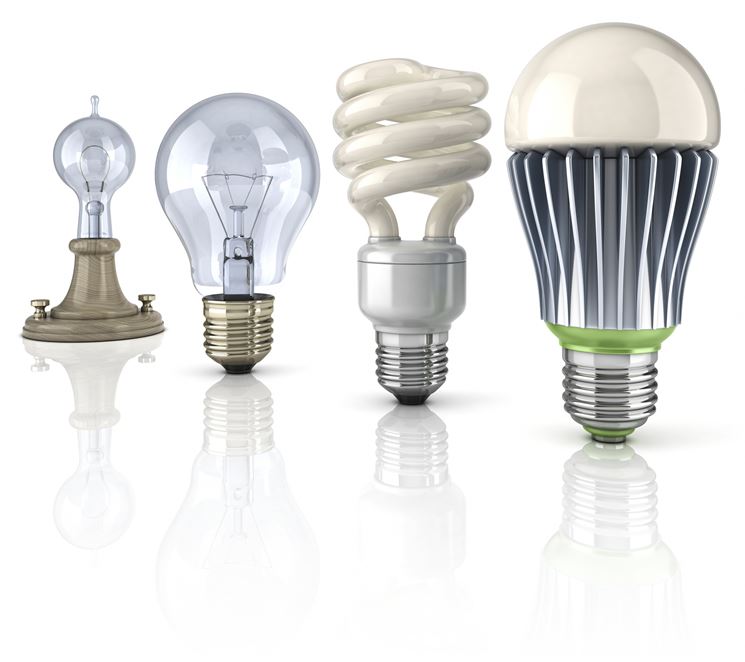 Evoluzione delle lampade