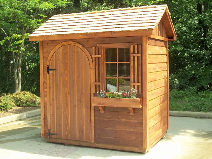 Casetta attrezzi giardino