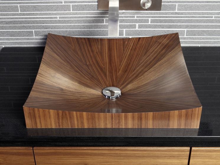 lavabo in legno