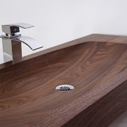 Lavabo da appoggio in legno