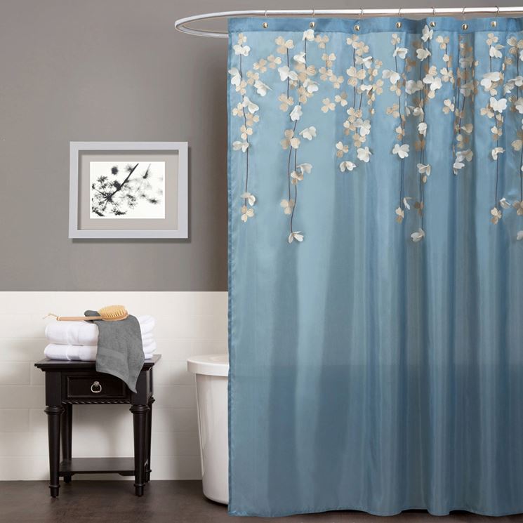 Tenda Doccia Con Stelle Gialle 80x180 Cm – Tenda Bagno In Poliestere Lavabile In Lavatrice, AMDXD