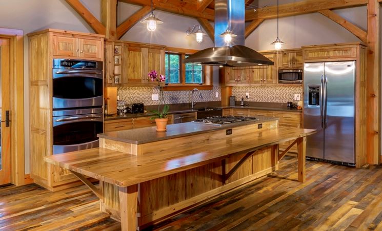 Cucina artigianale rustica