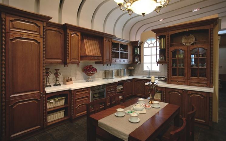 Cucina legno massello