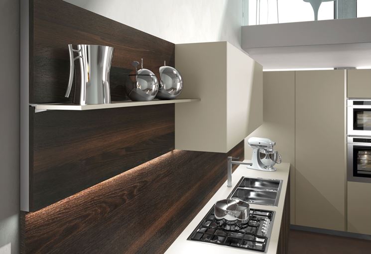 Cucina con boiserie